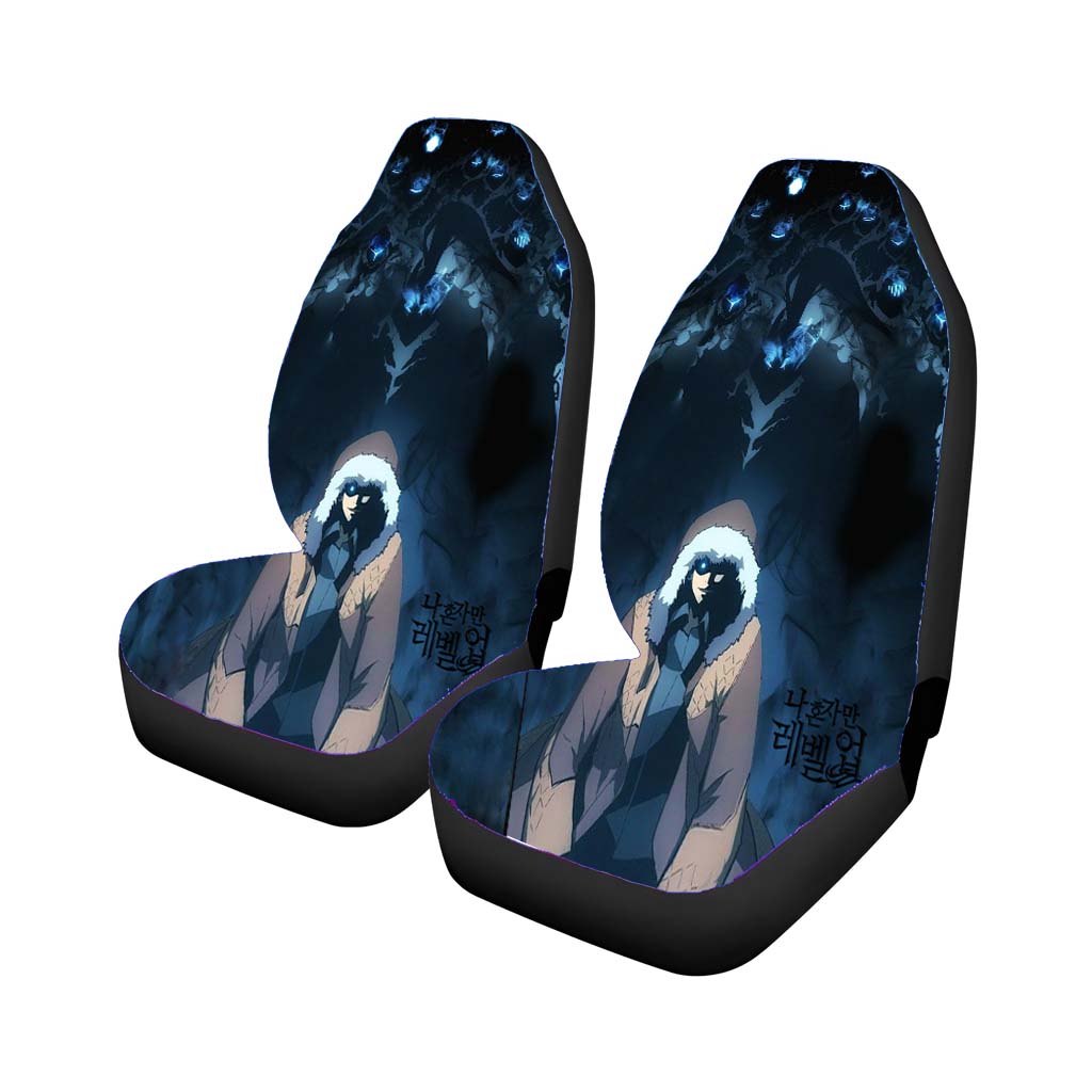 Manhwa Solo Leveling Sung Jin Woo Shadow Monarch Car Seat Covers