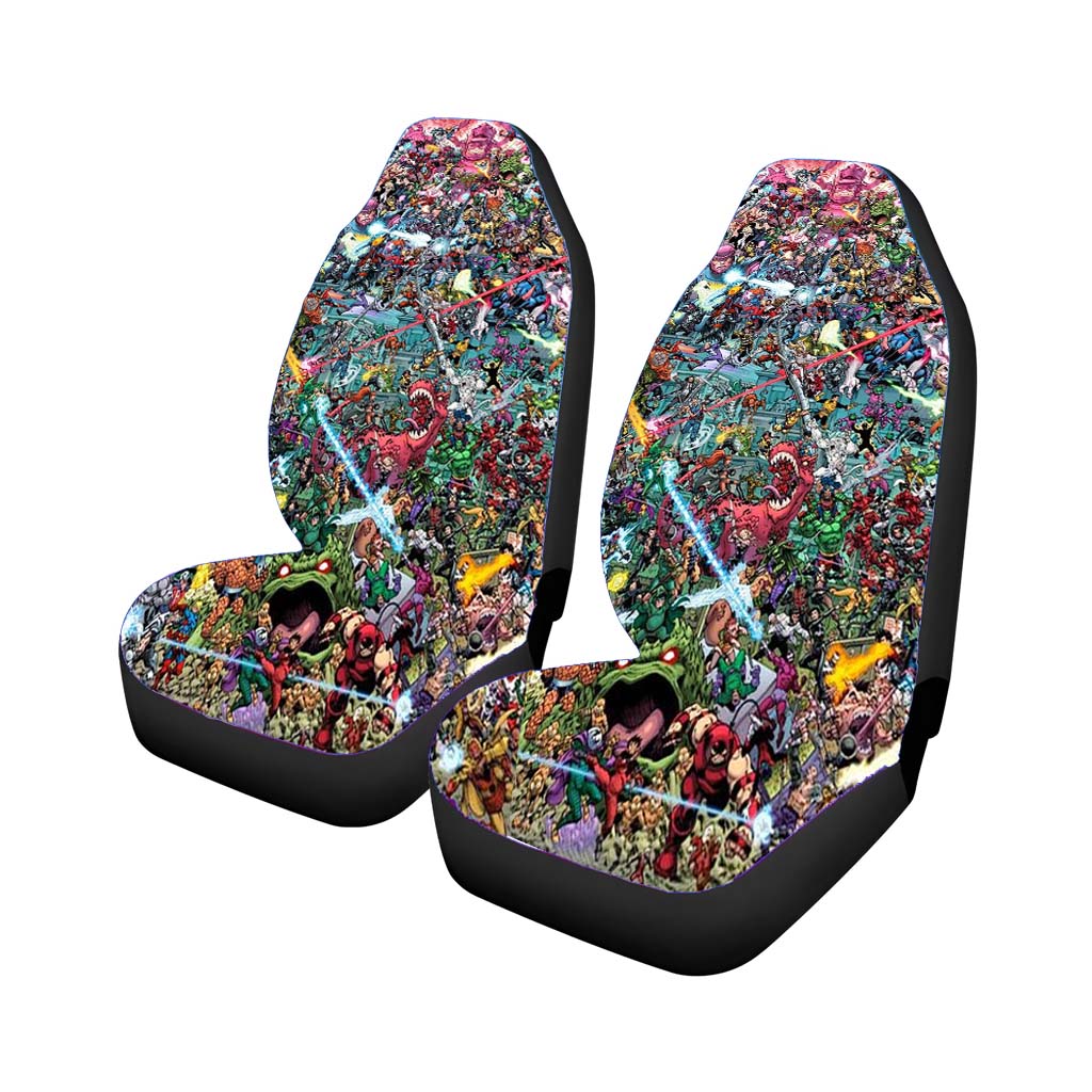 Marvel Comic All Character Collection Car Seat Covers