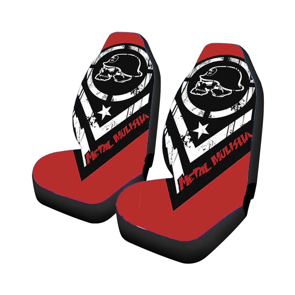 Metal Mulisha Red Logo Car Seat Covers