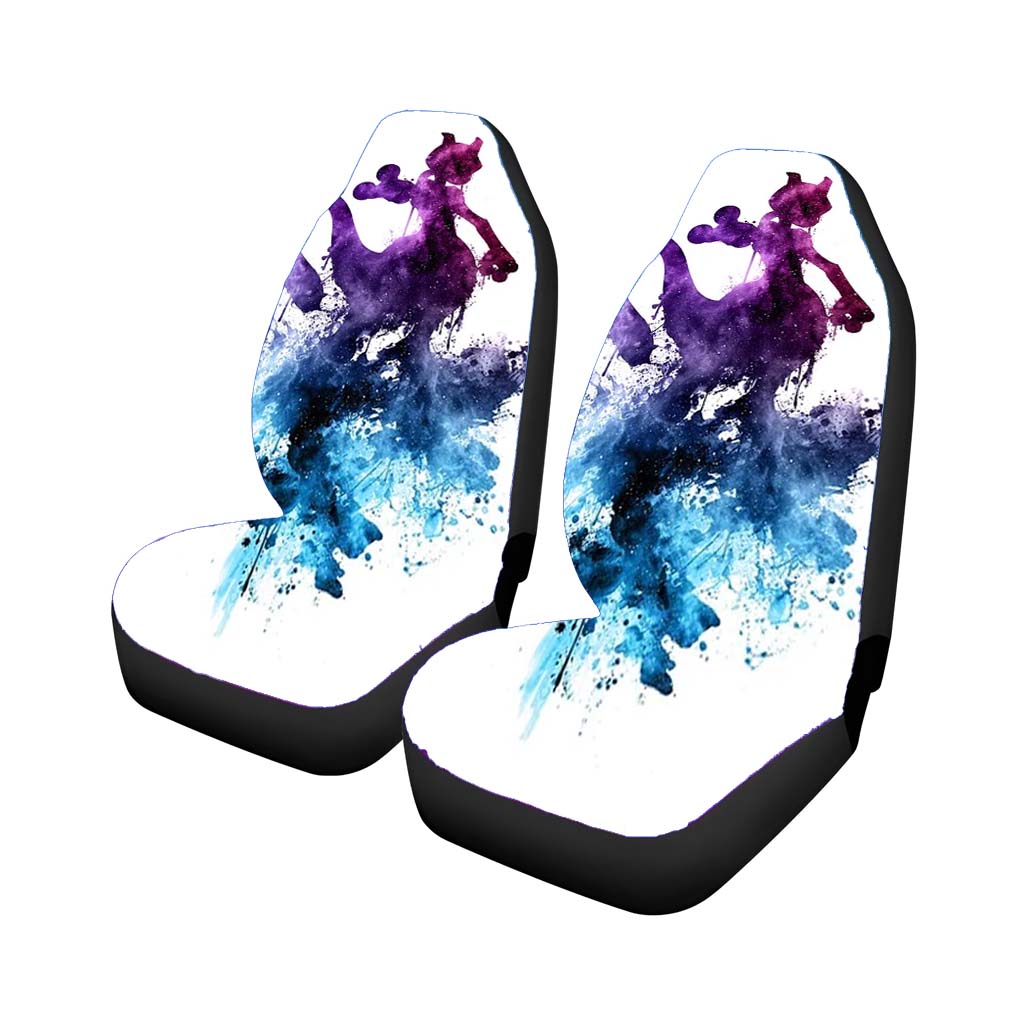 Mewtwo Galaxy Pokemon Silhouette Art Car Seat Covers
