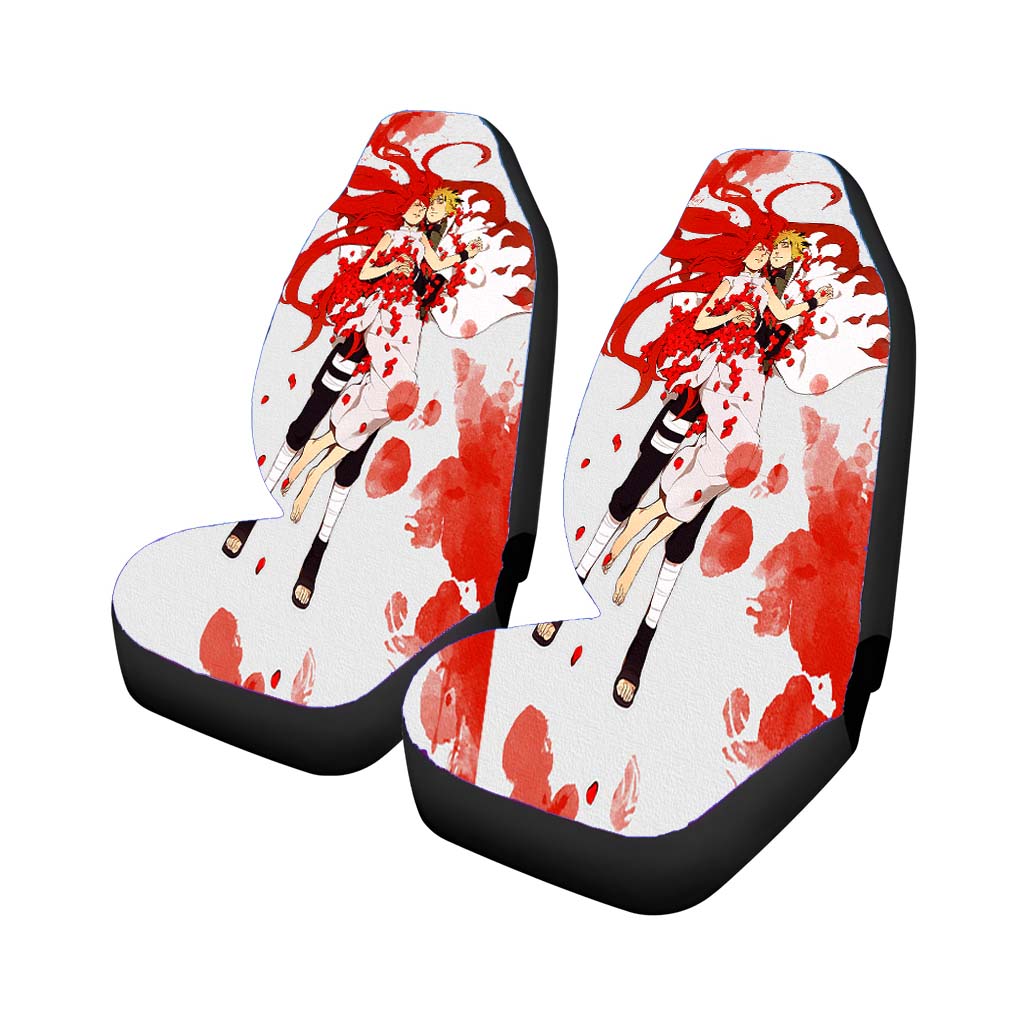 Minato Namikaze Yondaime And Uzumaki Kushina Car Seat Covers