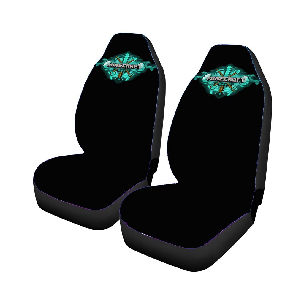 Minecraft Diamond Tools Car Seat Covers