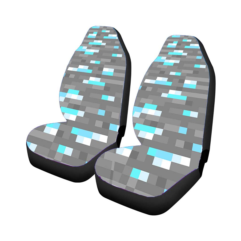 Minecraft Inspired Ore Diamond Car Seat Covers