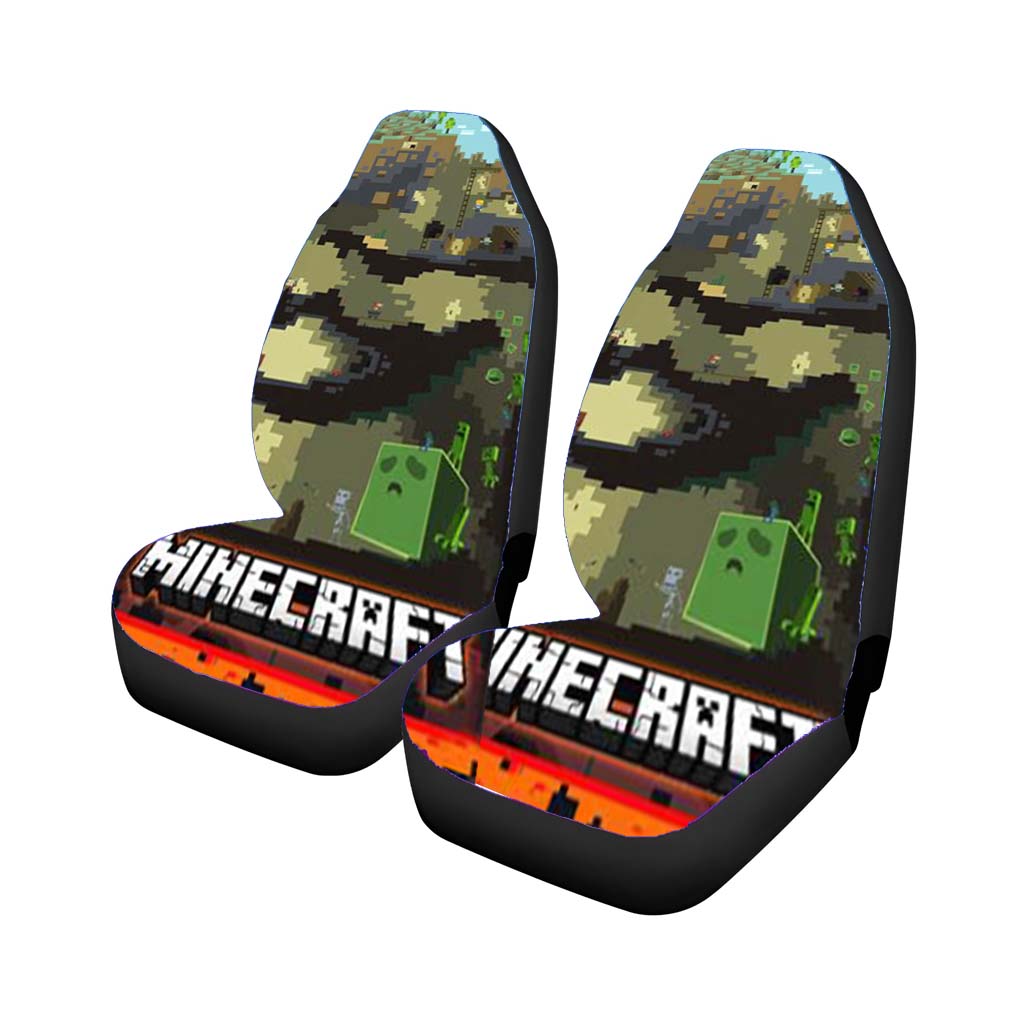 Mining Craft Warrior Car Seat Covers