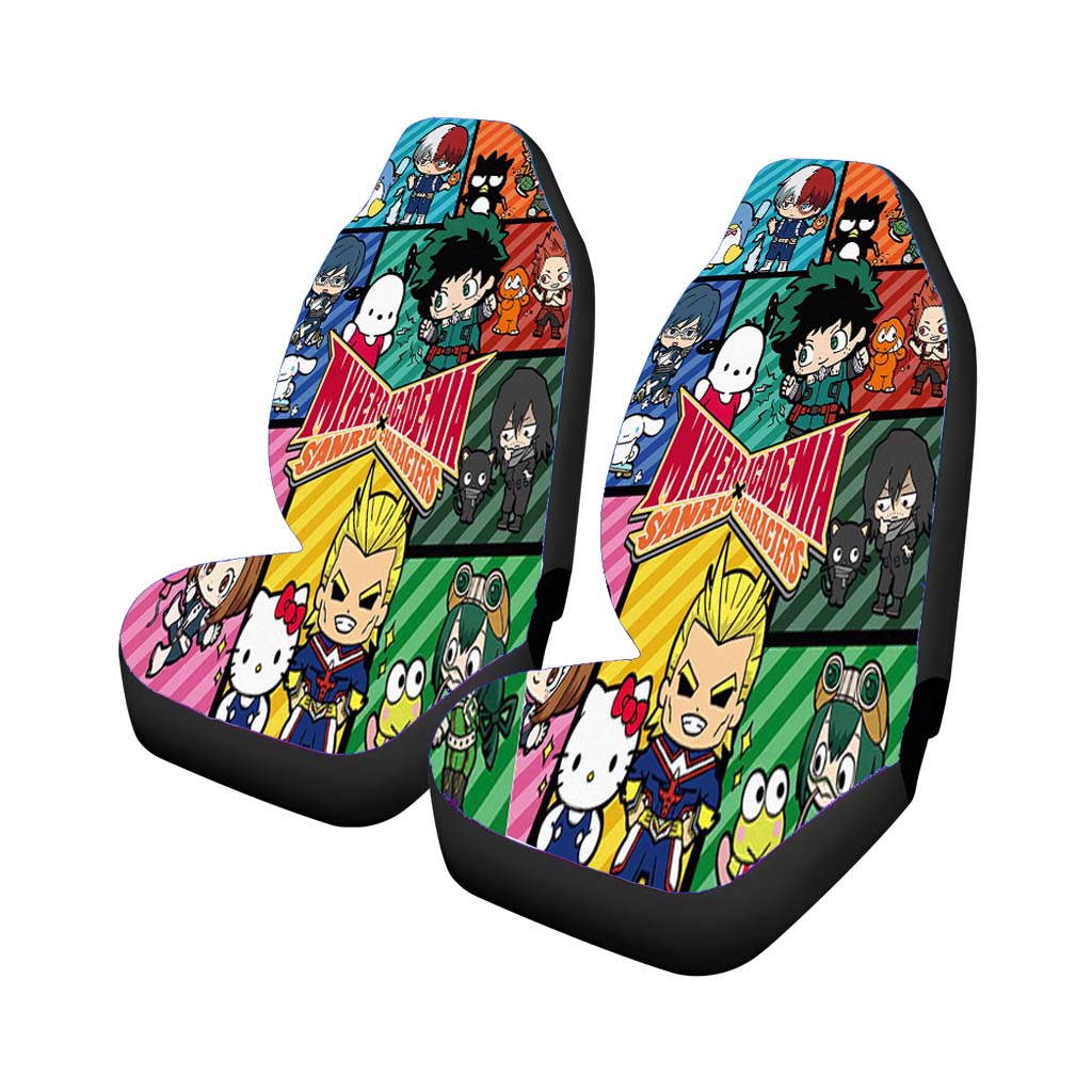 My Hero Academia X Cute Pokemon Car Seat Covers