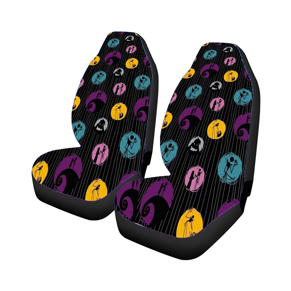 Nightmare Before Christmas Halloween Wallpaper Car Seat Covers