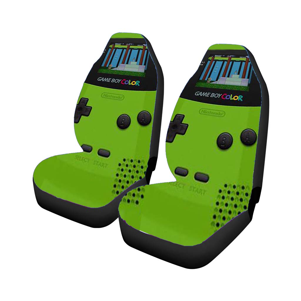 Nintendo Gameboy Color Kiwi Dandelion Car Seat Covers