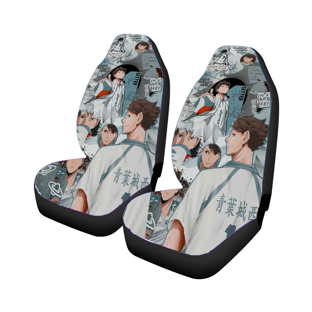 Oikawa Tooru Haikyuu Aobajohsai High Team Car Seat Covers