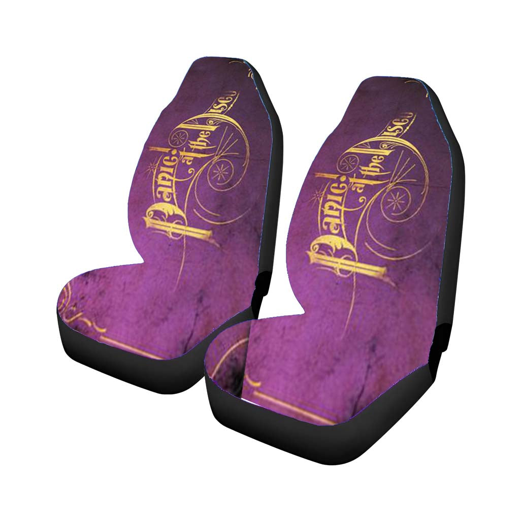 Panic At The Disco Purple Art Car Seat Covers