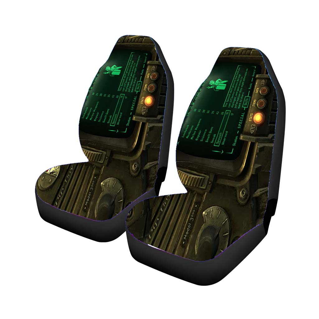 Pip Boy D Car Seat Covers