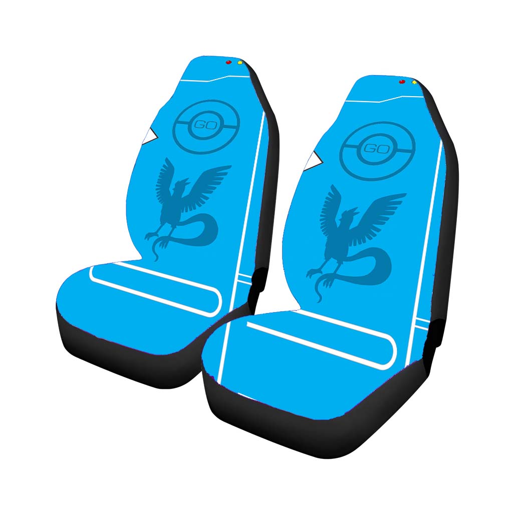 Pokedex Blue Team Mystic Car Seat Covers