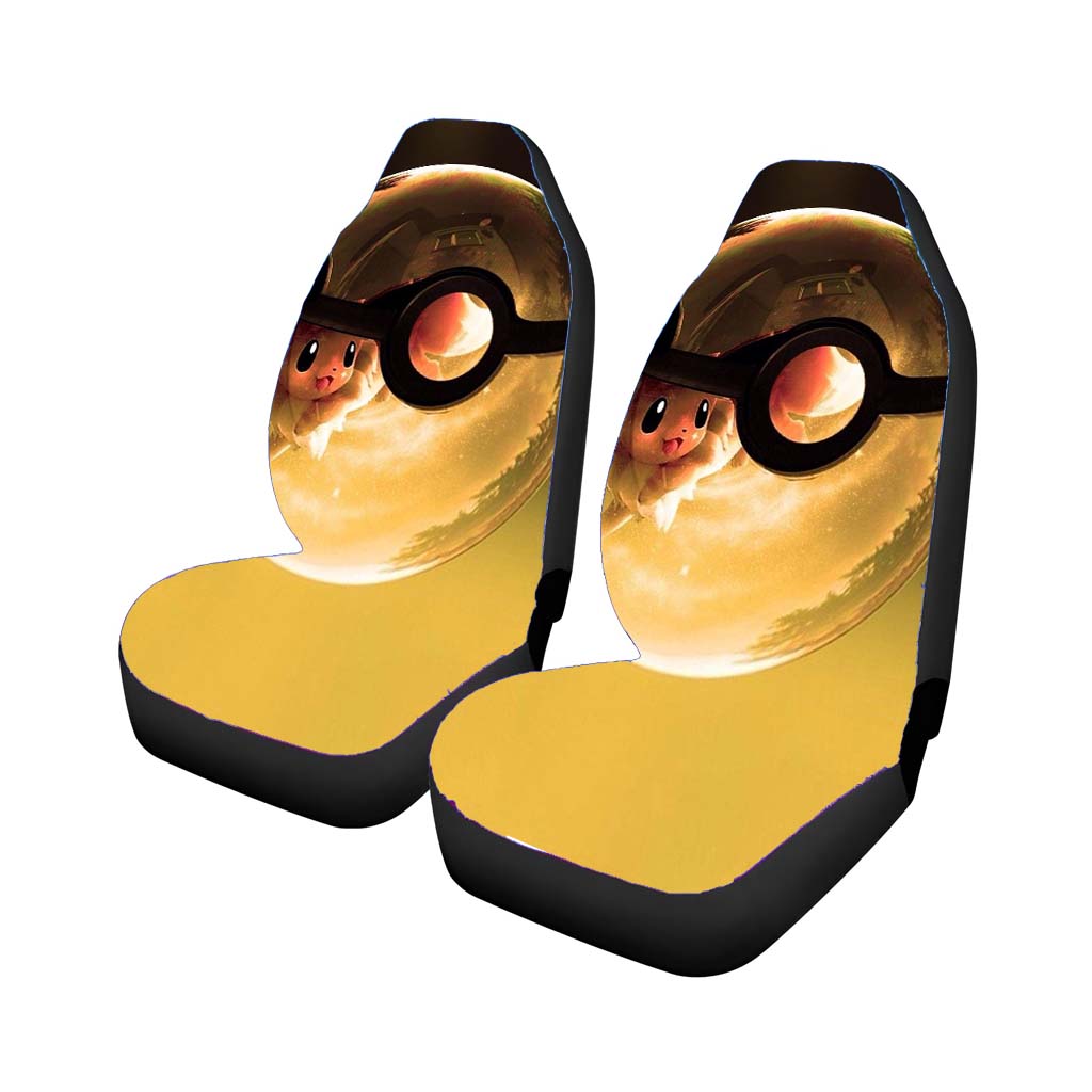 Pokemon Eevee Pokeball Car Seat Covers