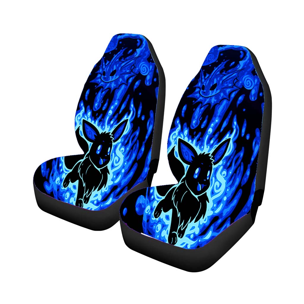 Pokemon Evolution Eevee To Vaporeon Car Seat Covers