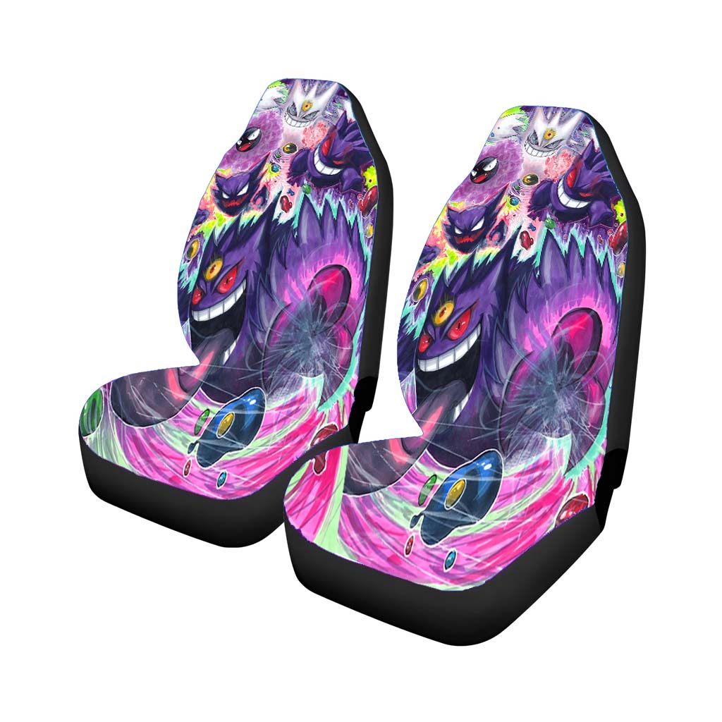 Pokemon Gastly Evolve Ghost Type Car Seat Covers