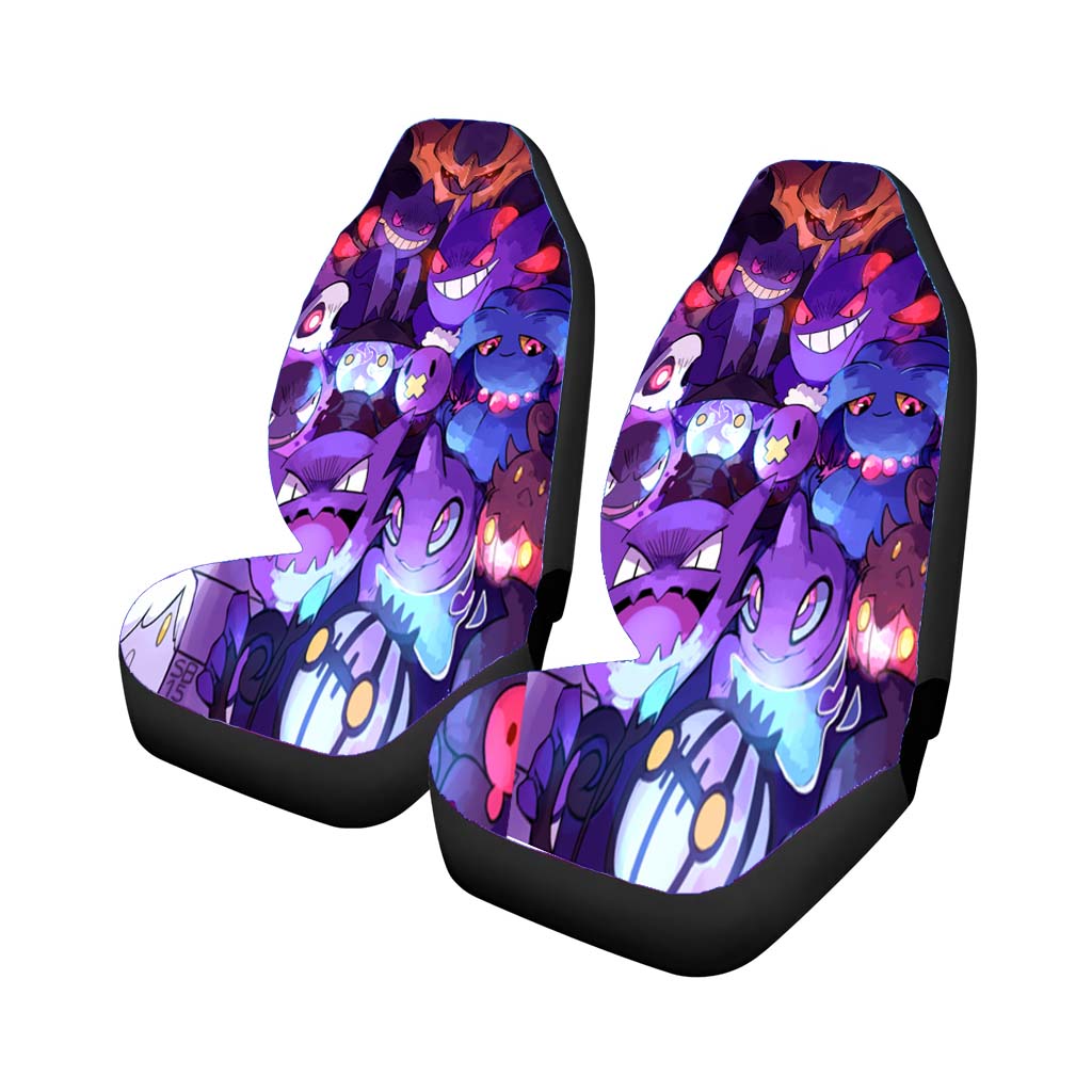 Pokemon Gastly Haunter Gengar Art Go Car Seat Covers