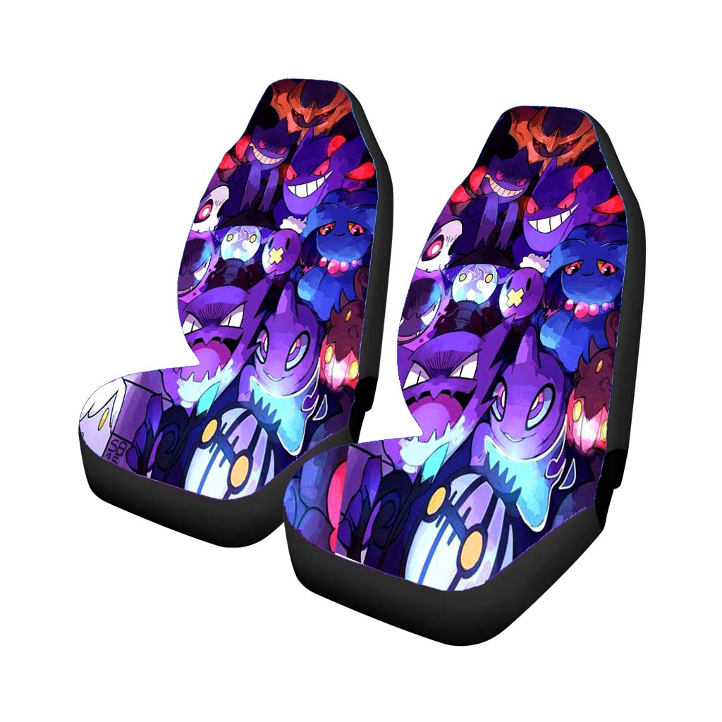 Pokemon Gengar Doodle Car Seat Covers