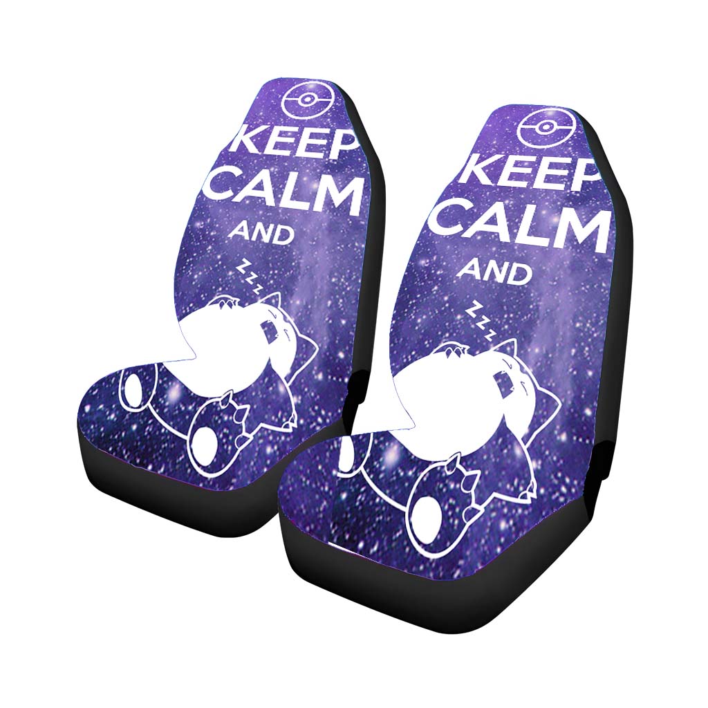 Pokemon Keep Calm And Snorlax Car Seat Covers