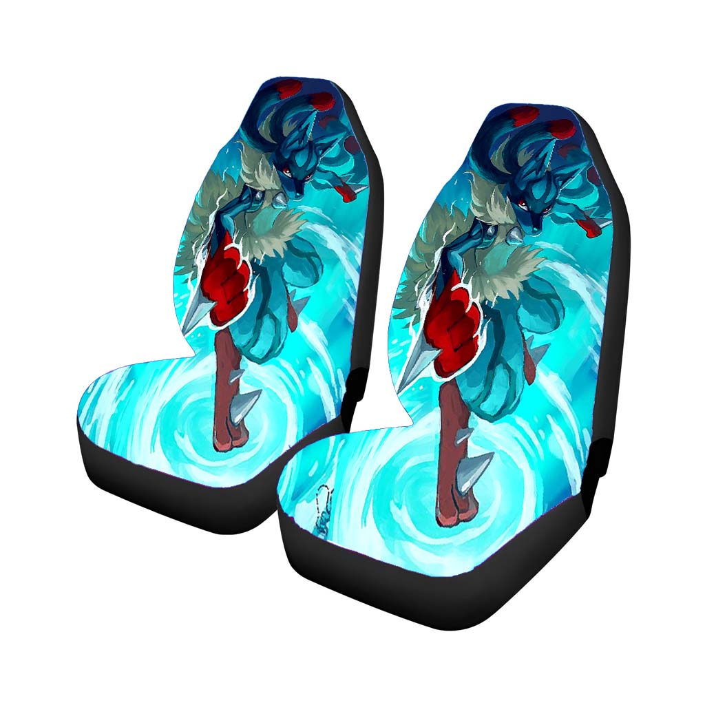 Pokemon Lucario Art Car Seat Covers