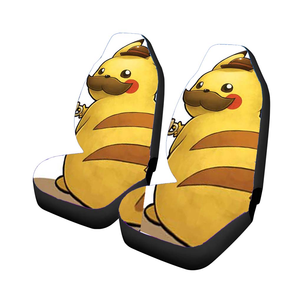 Pokemon Sir Pikachu Car Seat Covers