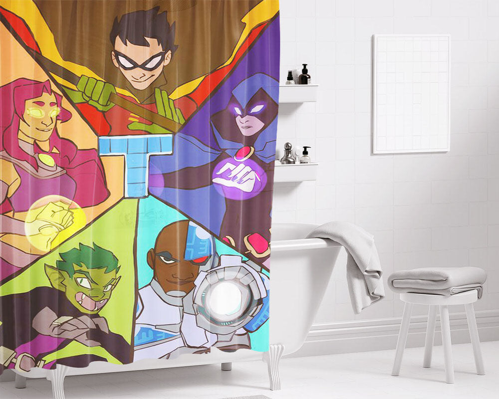 23 Bulls Michael X Thanos Bathroom Shower Curtain Fabric Waterproof | 66 X 72 Inch