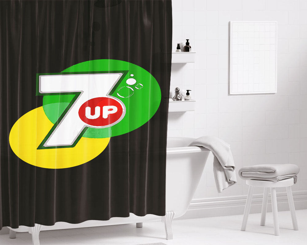 70’S Pastel Block Color Sun Retro Bathroom Shower Curtain Fabric Waterproof | 66 X 72 Inch