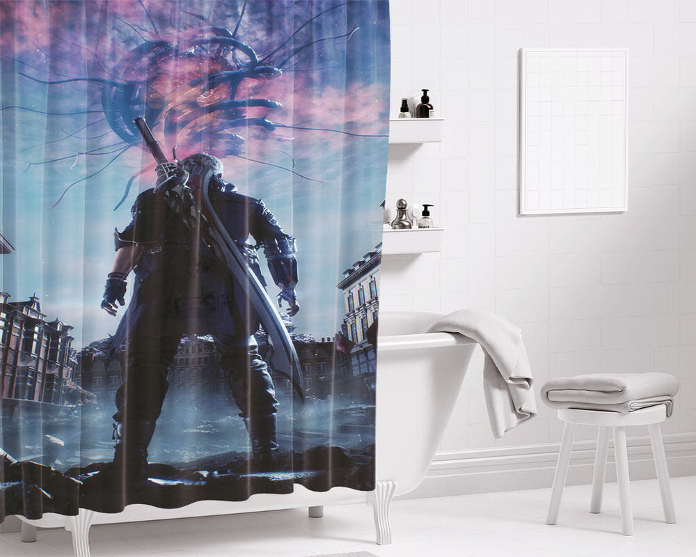 A Few Of My Macabre Things Bathroom Shower Curtain Fabric Waterproof | 66 X 72 Inch