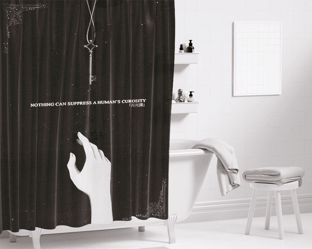 A Hell Of A Ride Devil May Cry 5 Bathroom Shower Curtain Fabric Waterproof | 66 X 72 Inch