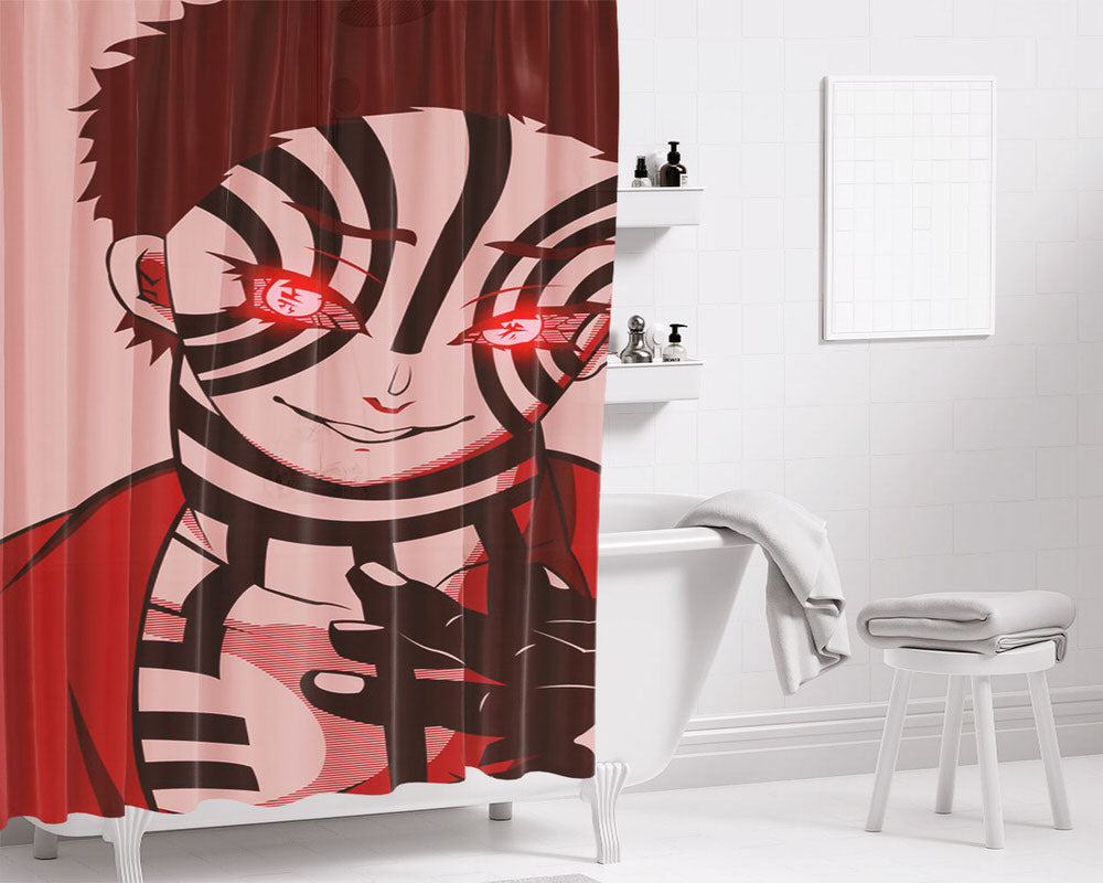 Akaza Poster Bathroom Shower Curtain Fabric Waterproof | 66 X 72 Inch