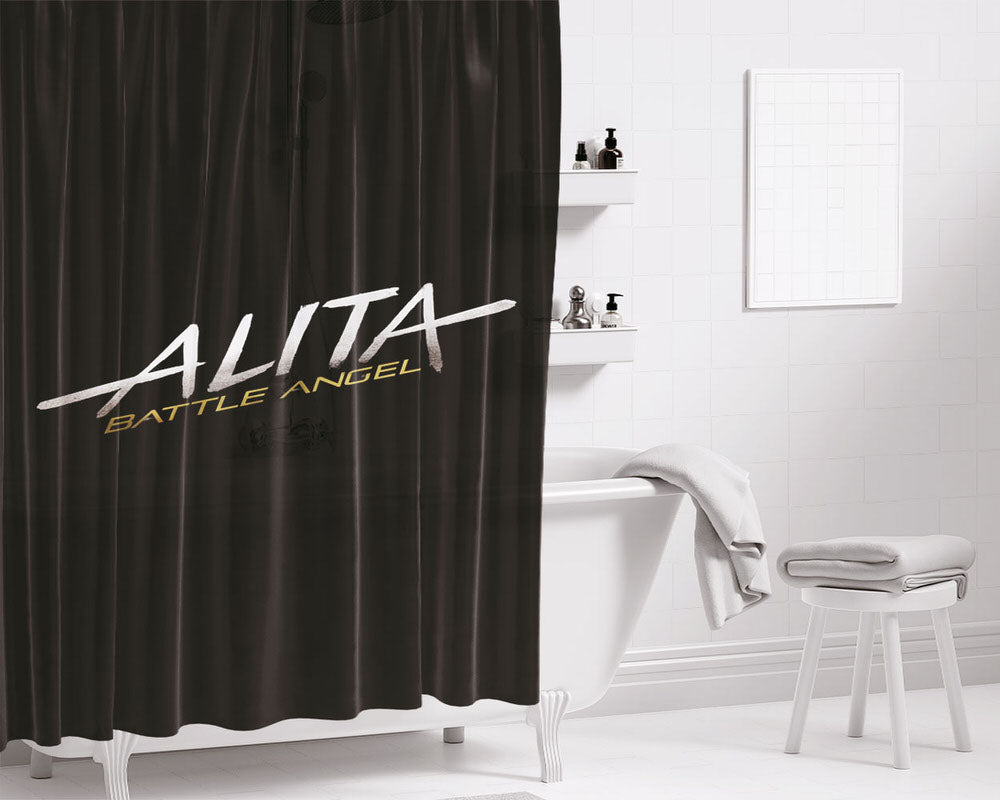 Alita Battle Angel Bathroom Shower Curtain Fabric Waterproof | 66 X 72 Inch
