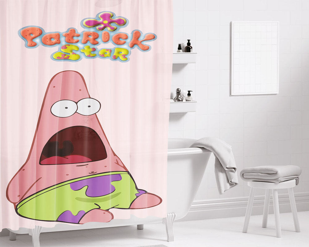 Art Patrick Bathroom Shower Curtain Fabric Waterproof | 66 X 72 Inch