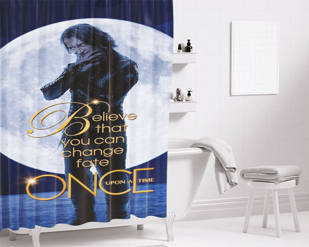 Believe That You Can Change Fate Rumpelstiltskin Bathroom Shower Curtain Fabric Waterproof | 66 X 72 Inch