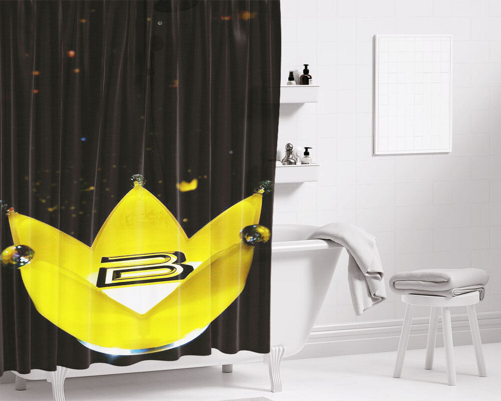 Big Bang Lightstick Night Bathroom Shower Curtain Fabric Waterproof | 66 X 72 Inch