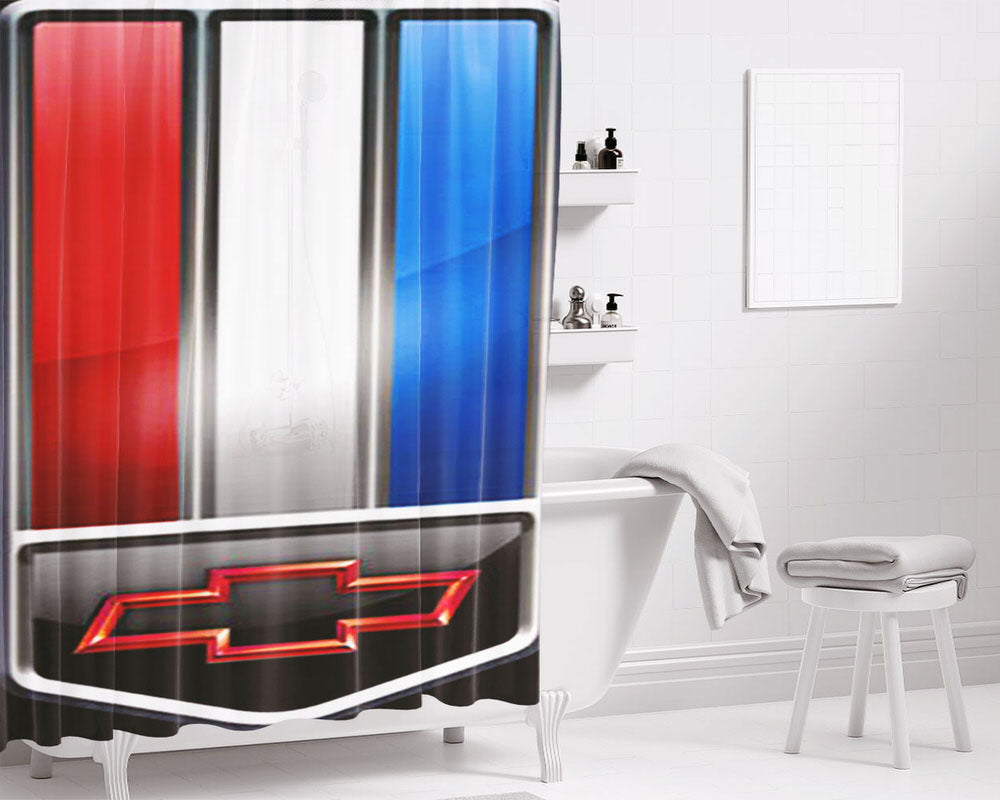 Camaro Bathroom Shower Curtain Fabric Waterproof | 66 X 72 Inch