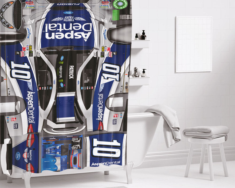 Danica Patrick'S Car Stikers Bathroom Shower Curtain Fabric Waterproof | 66 X 72 Inch