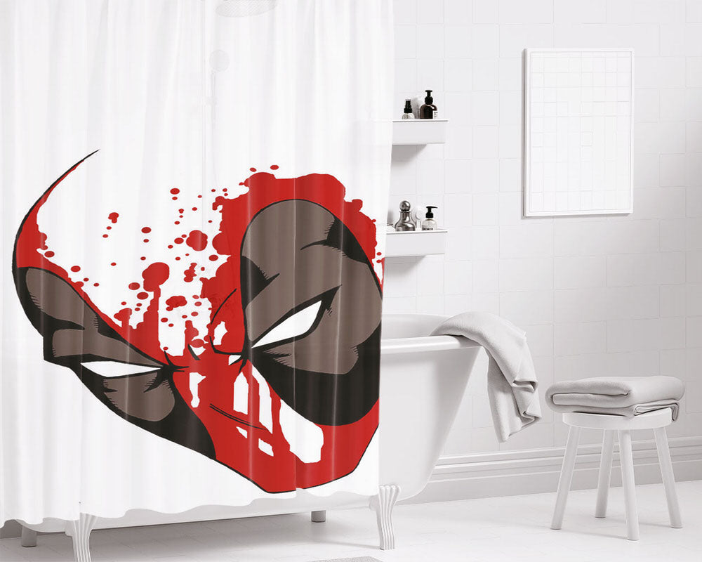 Dead Note L Art Bathroom Shower Curtain Fabric Waterproof | 66 X 72 Inch