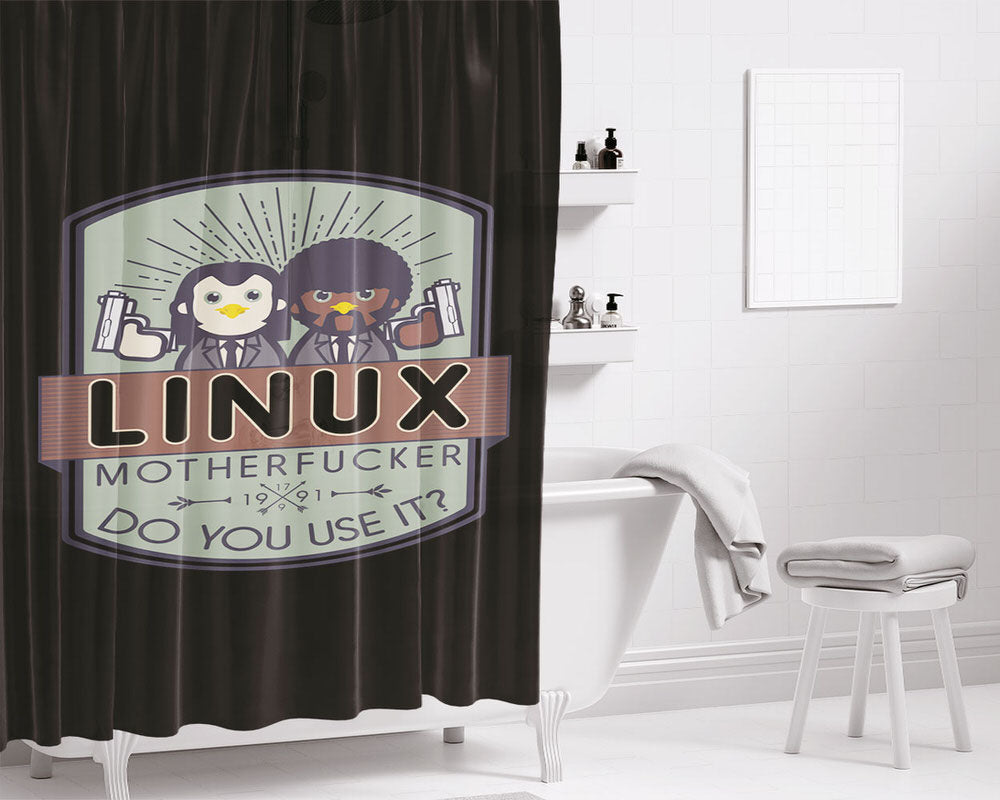 Did You Use Linux Bathroom Shower Curtain Fabric Waterproof | 66 X 72 Inch