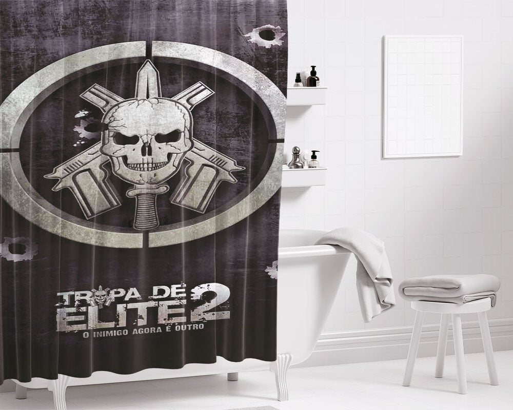 Elite Squad The Enemy Within Bathroom Shower Curtain Fabric Waterproof | 66 X 72 Inch