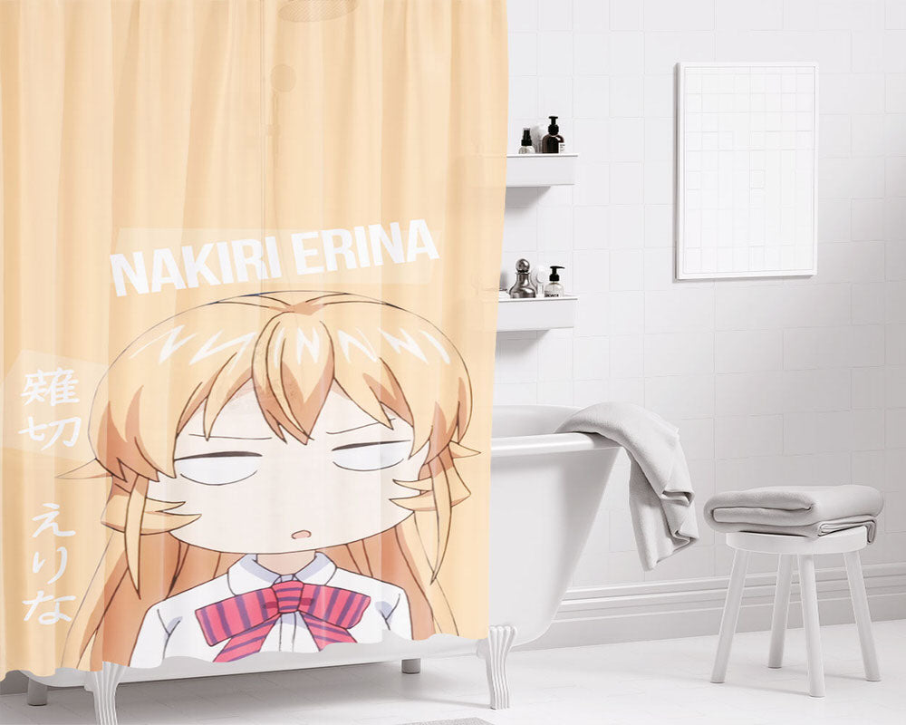 Erina Nakiri Shokugeki No Soma Bathroom Shower Curtain Fabric Waterproof | 66 X 72 Inch