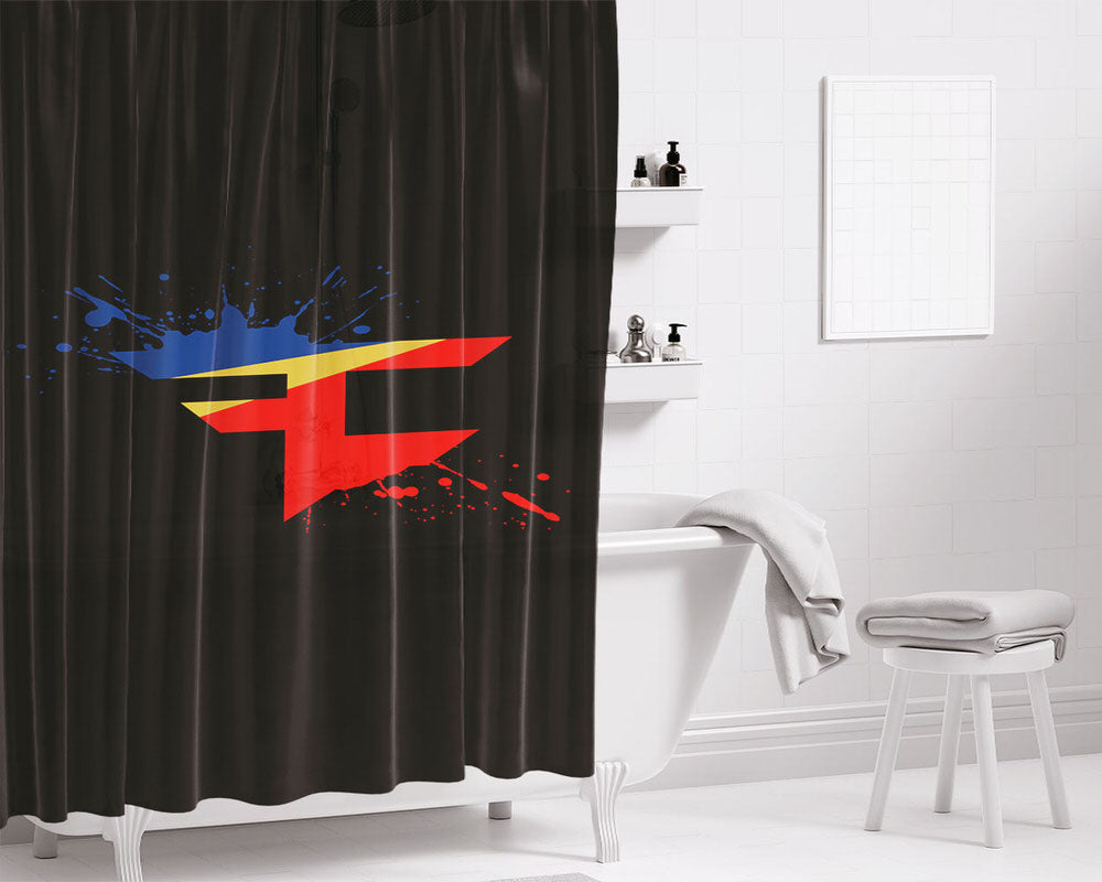 Faze Rain Bathroom Shower Curtain Fabric Waterproof | 66 X 72 Inch