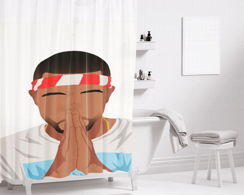Frank Ocean Art Bathroom Shower Curtain Fabric Waterproof | 66 X 72 Inch