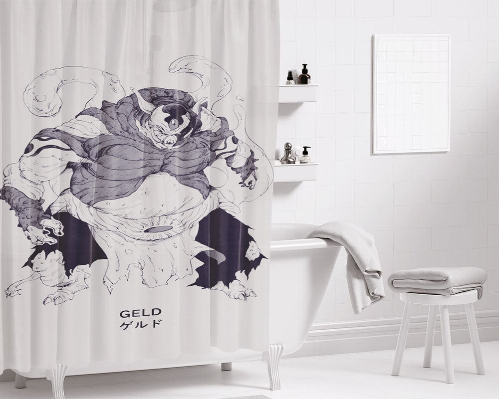Geld Bathroom Shower Curtain Fabric Waterproof | 66 X 72 Inch