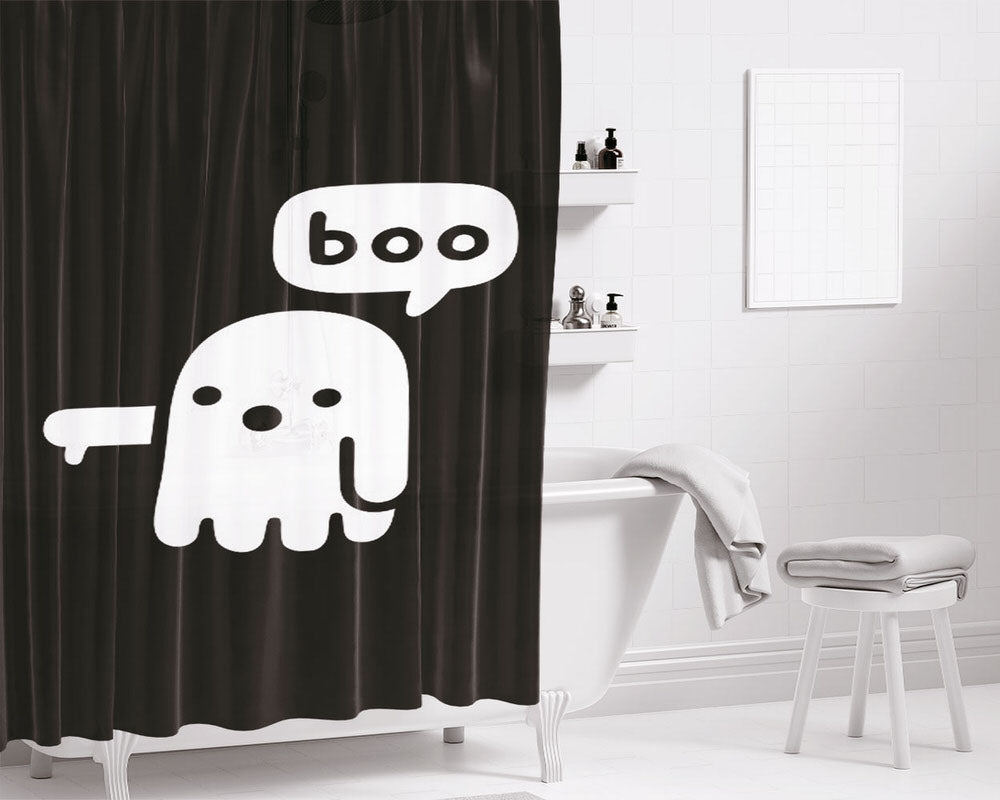 Ghost Of Disapproval Bathroom Shower Curtain Fabric Waterproof | 66 X 72 Inch
