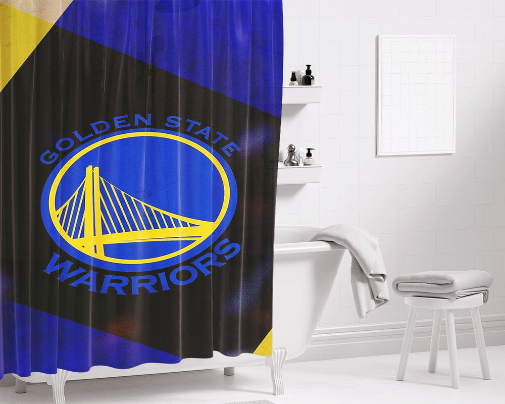 Golden State Auto Elegant Klay Bathroom Shower Curtain Fabric Waterproof | 66 X 72 Inch