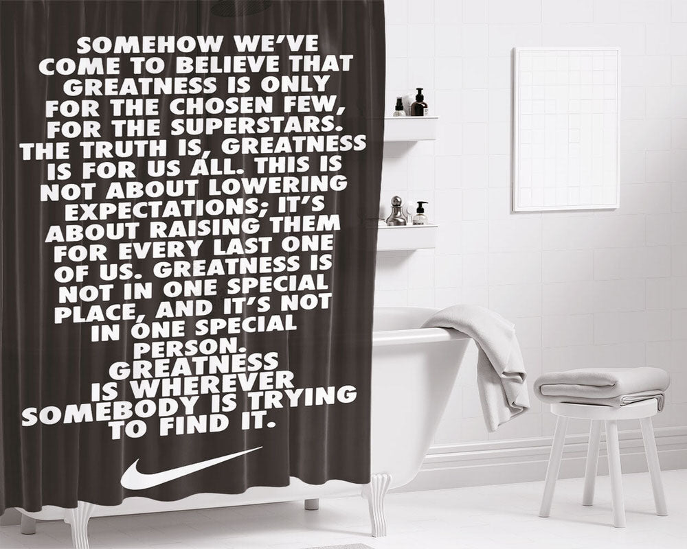 Greatness Is Wherever Somebody Trying To Find Bathroom Shower Curtain Fabric Waterproof | 66 X 72 Inch