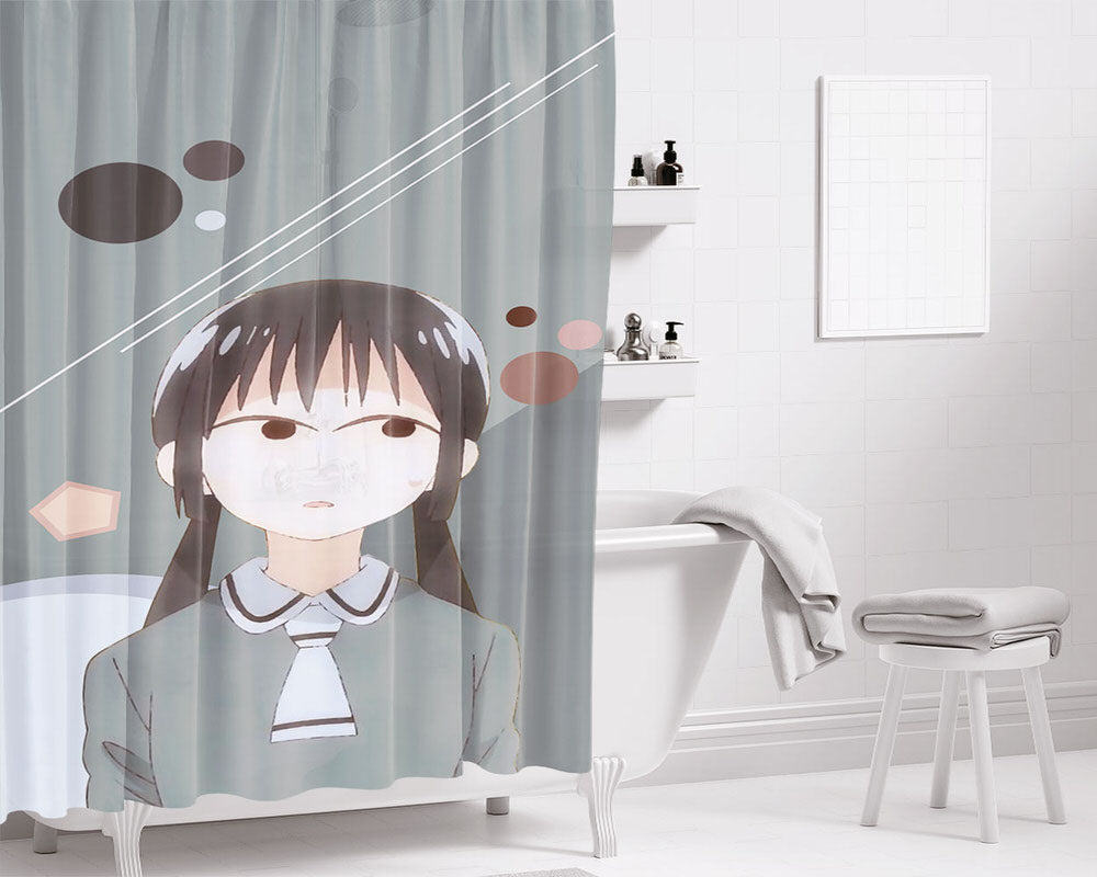 Honoka Honda Bathroom Shower Curtain Fabric Waterproof | 66 X 72 Inch