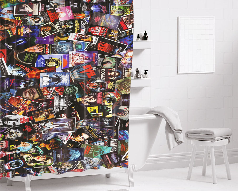 Horror Collection Bathroom Shower Curtain Fabric Waterproof | 66 X 72 Inch