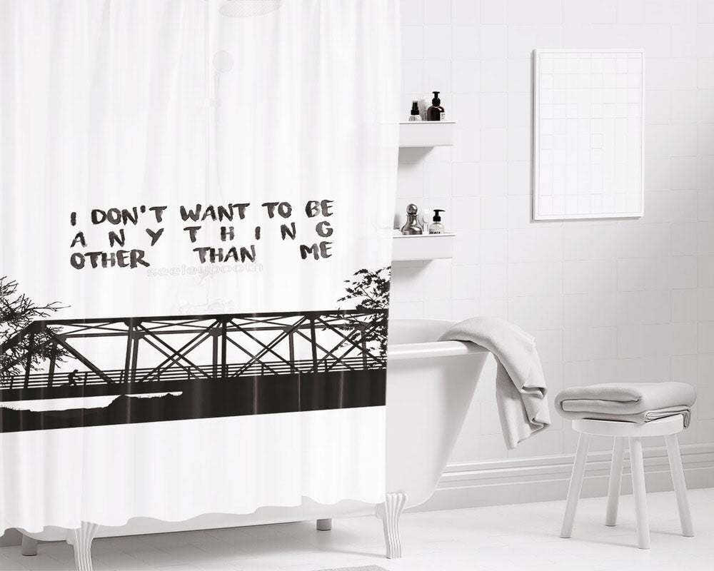 I Am Under No Obligation To Make Sense Bathroom Shower Curtain Fabric Waterproof | 66 X 72 Inch