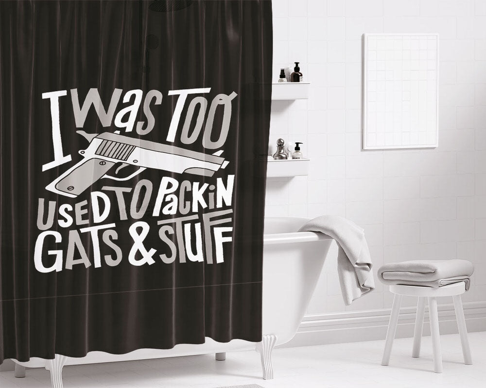 I Want To Believe Ufo Bathroom Shower Curtain Fabric Waterproof | 66 X 72 Inch