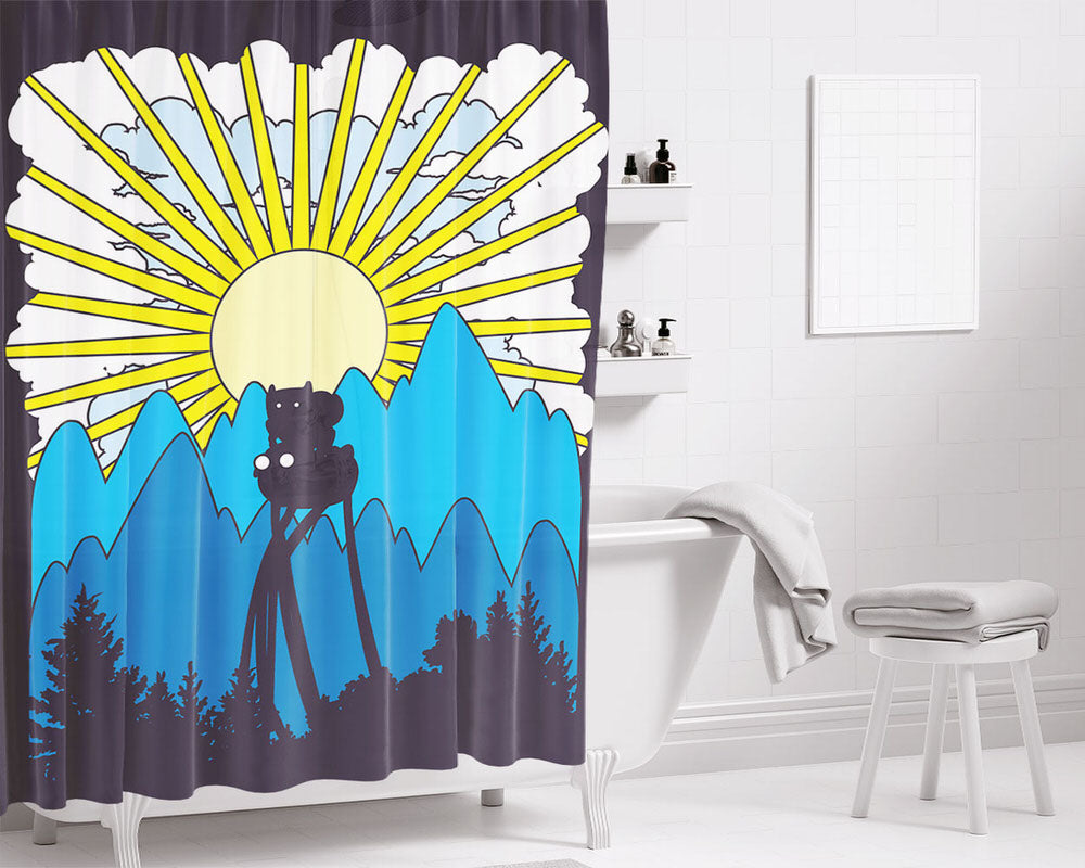 Image De Eye Bathroom Shower Curtain Fabric Waterproof | 66 X 72 Inch