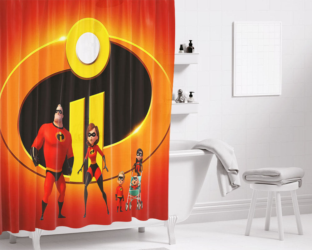 In Omnia Paratus Ready For Anything Bathroom Shower Curtain Fabric Waterproof | 66 X 72 Inch